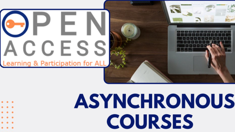 View of a laptop with a hand over the keyboard