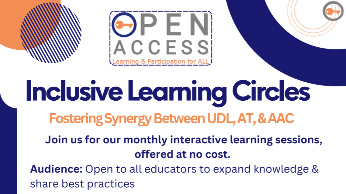 Open Access Inclusive Learning Circles Flyer
