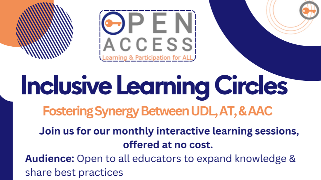 Open Access Inclusive Learning Circles Flyer