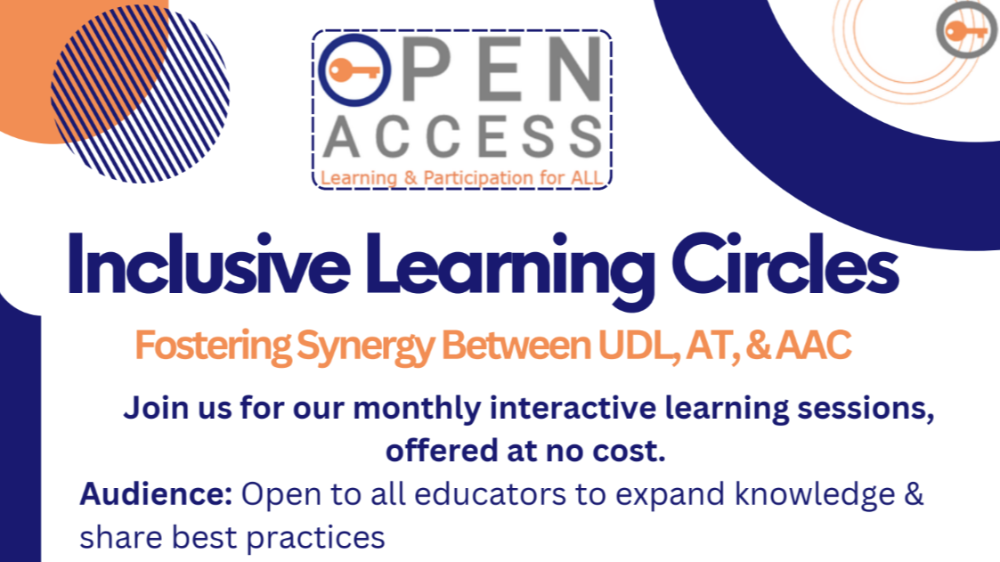 Open Access Inclusive Learning Circles Flyer