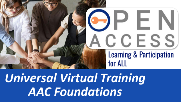 Open Access Universal Virtual Training AAC Foundations Flyer